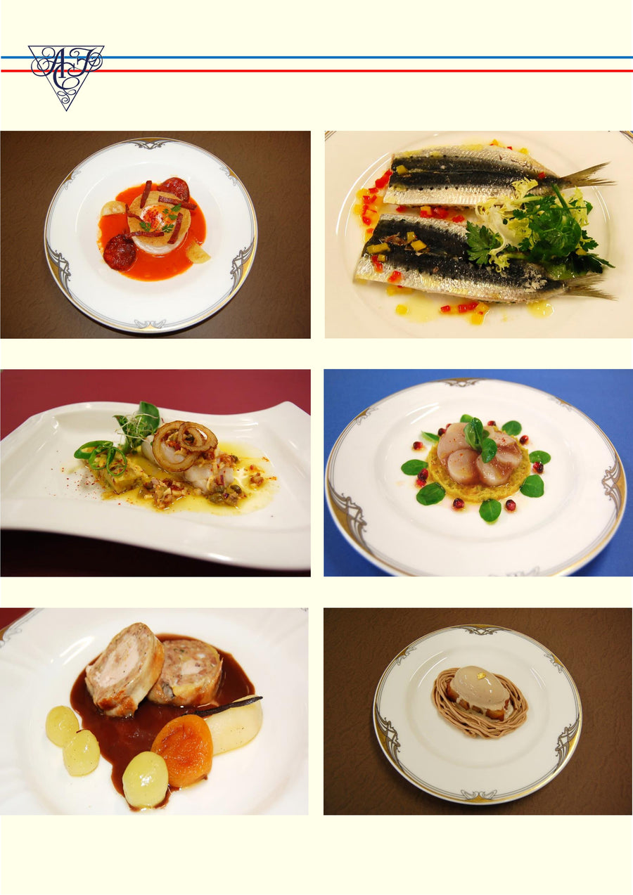 第46回（2011年）ジャン-マリー・ゴーティエ氏による「クラシックをベースにした＜ホテル・デュ・パレ＞の料理・バスクの海と山のテロワール料理」＜A：第1講習14種＞